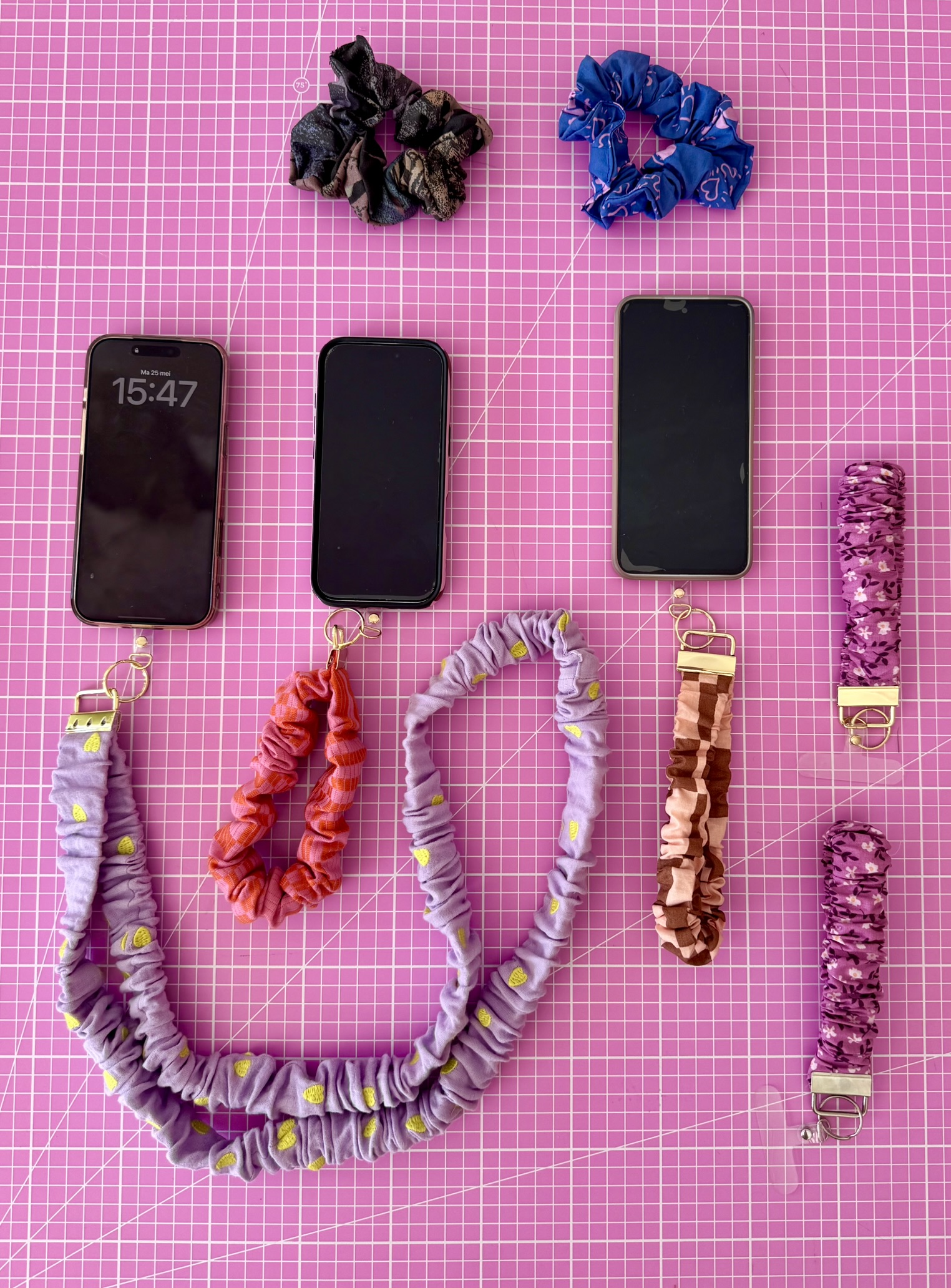 flitsworkshop naaien: scrunchies & phonecords - Afbeelding 7
