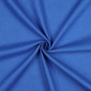 gewassen linnen kobalt blauw