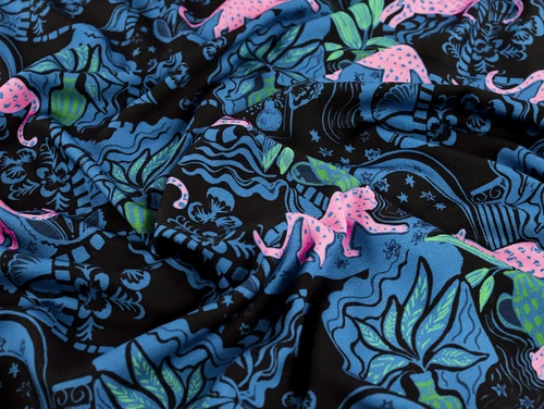 De Leo's Palace viscose stof van Fabric Godmother